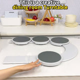 White 6 discs TheLazy Susan Revolution - Portable 22cm Rotating Food Tray for Easy Sharing V888-ELOSUNG28824