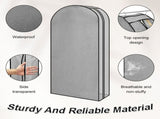 3Pcs Hanging Garment Bag with Dual Metal Zipper Garment Cover Smooth Glide Design Washable Wipeable V1366-AZ2-W-15031