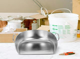 Stainless Steel Dustpan with Ergonomic Handle for Home and Farm Use V1369-AZ3-W-19132