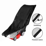 Lawn Mower Cover, Heavy Duty 210D Oxford Cloth Fabric, Universal Fit Push Mower Cover, Protects V1192-AZ-W-21991