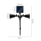 D C 6 V 3W Solar Powered Energy 36 LEDs Wall Lamp Lawn Light Sensitive Light C-ontrol/ PIR Motion V1294-YM0901-L4294WW