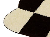 Runner Rug Black White Plaid Pattern Vintage Style Water Absorbent Stain Resistant Runner Carpet for V1294-YM0512-3117220256311