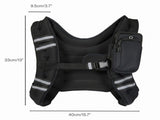 Centra 5.5kg Weighted Vest Adjustable Workout Weight Jacket Exercise Training SP1103-BK-12LB-AU