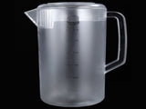 Water Pitcher PC Plastic High Temperature Resistance Frosted Kettle Mix Drinks Water Jug with Scale V1294-YM0706-3118230174812