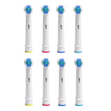 40pcs 3D Whitening Replacement Brush Heads Compatible with Oral-B Toothbrush V1263-JX-7452