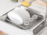 Rack under 15,Dish Drying Rack, Large -Proof Dish Drainer , Utensil Holder, Cutting Board Holder V1369-AZ3-W-17658