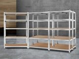 Giantz 5x1.8M Garage Shelving Warehouse Rack Pallet Racking Storage Shelf Silver WR-9X18-GVN-SVX5