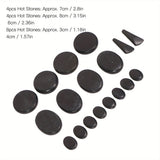 18Pcs Heated Basalt Massage Stones With Warmer Box V1142-LP316002