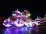 6Pcs Shining Christmas Balls with LED Light Pendants Refillable Ball Christmas Tree Hanging Ball V1294-YM0714-10310970