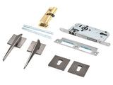 Split Door Lock Handle Kit Modern AntiTheft Door Lockset for Home Bedroom Bathroom Office V1294-YM0901-3114210070711
