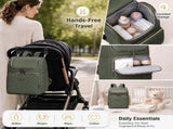 Diaper Bag Backpack Tote for Women Large Capacity, Baby Bag with Insulated Pockets Multifunctional V1192-AZ-W-29615