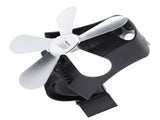 Magnetic Wall Mounted Fireplace Fan Silent Operation 5 Blade Heat Powered Wood Stove Fan Log Wood V1294-YM0901-3114230124113