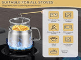 119oz 304 Stainless Steel Deep Fryer Pot with Basket & Strainer, Large Capacity Bacon Grease V1258-DP02-WO-646