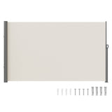 VEVOR Side Awning,180X300cm Aluminum Outdoor Privacy Screen, 280g Polyester Water-proof V952-ZYPF180X300CMM001V0