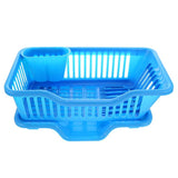 Kitchen Dish Drying Rack with Bowl Drainer, ABS Material, 1 Set Dish Drainer Organizer V1370-AZ4-14112