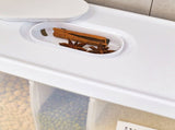 Storage Box Transparent Classification Press Button Removable Cover Storage Tanks for Kitchen V1294-YM0716-3118220144111
