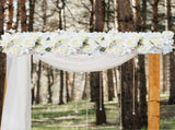 Wedding Dining Table Flower Centerpiece Floral Wedding Centerpieces for Tables Runner Artificial V1294-YM0523-220323HJ01-5