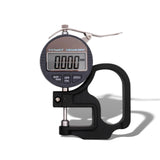 Digital Thickness Gauge, Thickness Micrometer Meter, 0 to 12.7mm Digital Display Measuring Tool with V1192-AZ-W-3336