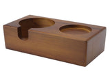 Wooden Coffee Protafilter Stand Holder Coffee Tamper Holder Stand Tamping Station Brown V1294-YM0717-3118220188411