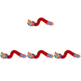 4pcs Chinese Spring Festival Dragon Decoration New Year DIY 3D Dragon Photoing Prop V1370-AZ4-14002