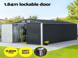 Giantz Garden Shed Sheds Outdoor Storage 3x5.38M Tool Workshop House Shelter SHED-GAB-10X18X8-ABCDEF