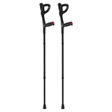 VEVOR Forearm Crutches 10-Level Height Adjustable Walking Crutches 1 Pair 350LBS V952-QBGZJBXPPYZSPRL1KV0