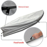 UPF 50 Kayak Cover, Dustproof Canoe Cover for Outdoor Storage, 420D Waterproof Kayak Cover for V1192-AZ-W-3211
