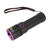 Y48 365nm Ultraviolet Flashlight Rechargeable Black Light Flashlight for Resin Curing Currency V1294-YM0626-3119220183011