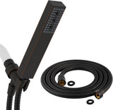 All Metal 90 Inch Stainless Steel Extra Long Shower Hose Replacement, 4 Spray Handheld Showerhead V1258-DP02-C-820