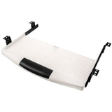 Ergonomic Plastic Keyboard Tray for Desk, Sleek and Simple Under Desk Design, Back to School V1366-AZ2-W-17264