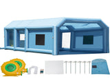 Inflatable Paint Booth 27.9x15.7x10.8ft Inflatable Spray Booth 950W750W V952-CQSPQFLSKCGLKHRPRV3