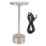 Cordless Table Lamp Rechargeable 2000mAh 3 Levels Brightness Portable USB C LED Metal Bedside Lamp V1294-YM0626-3119220193212