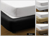 Ramesses Vertical Quilted Valance White SINGLE V442-KIT-VALANCE-QUILTED-WHITE-SB