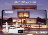 Outdoor Solar Security Camera 4MP Chargeable Battery Wireless WiFi Home Surveillance Camera with PIR V1294-YM0901-HS6935