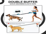 Hands Free Dog Running Leash With Adjustable Waist Belt, Reflective Bungee, Pockets And Bottle V1237-ZY-807-298