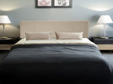 Linen Fabric Double Bed Headboard Bedhead - Beige V63-800807