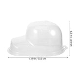 3-Pack Transparent Plastic Baseball Cap Display Boxes for Hat Storage and , Portable and V1369-AZ3-W-16577