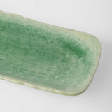 Plate Sashimi 31cm Amane Emerald Glaze V637-C3665