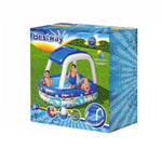 Bestway Kids Pool 213x155x132cm Inflatable Swimming w/ Canopy Play Pools 282L BW-POOL-KID-54370