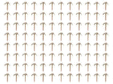 100Pcs Fence Nails 4.9cm Compact Easy Installation Steel Wire Fencing Nails Screws for Field Garden V1294-YM0901-3111240331111