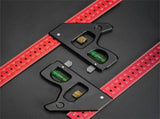 Multifunctional Woodworker's Combination Measure Rule Metal Measuring Instrument for Accurate 90/45 V1192-AZ-W-23413