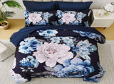 Midnight Bloom Royale 3 Piece Comforter Set V745-AB011082AJ3