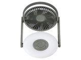 LED Light Tabletop Small Fan 10000mAh Wall Mounted USB 110&deg Automatic Shake Remote Control Night V1294-YM0901-3113230151712