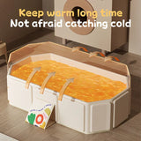 Foldable Bathtub Instant Setup, Folds 10,000 Times, Four-Layer Insulation, One Tub for Bathing, V1232-ZDZYP-002