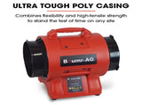 Baumr-AG 300mm Portable Air Blower Mover Axial Ventilation Extraction Fan V219-SPCAIRBMP22A