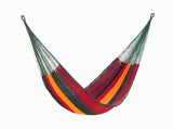 Mayan Legacy Queen Size Outdoor Cotton Mexican Hammock in Imperial Colour V97-TQIMPERIAL