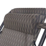 Gardeon Zero Gravity Chair Folding Outdoor Recliner Adjustable Sun Lounge Camping Grey FF-ZGC-GR