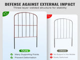 Garden Fence, No Dig Fence 61 x 33 cm Animal Barrier Fence, Underground Decorative Garden Fencing V952-JSWL2413INCHNOKRCV0