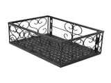 Balcony Flower Pot Stand Thickened Iron Decorative Patio Railing Shelf With Retainers for Windowsill V1294-YM0717-3111220212812