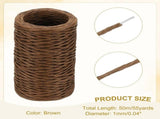 1Roll Floral Vine Bind Wire,164FT Portable Bind Wire Twine for Wreath,QZS Brown Floral Wrapping V1189-WXFWAL-20260319-00389